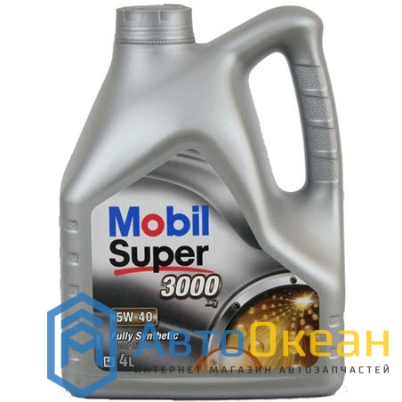 Моторное масло Mobil Super 3000 X1 5W-40 4l 152061